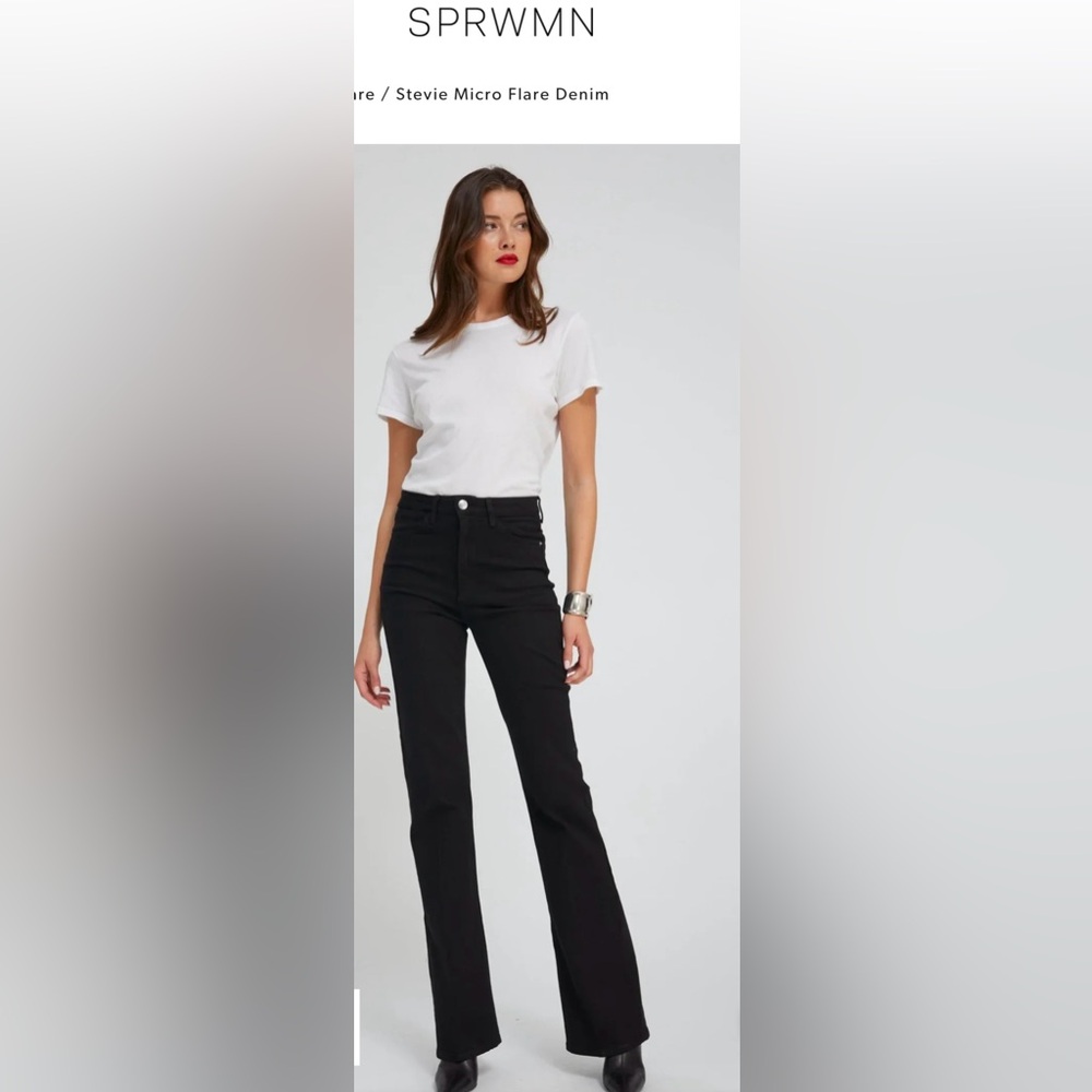 SPRWMN - Size (26) black pants,